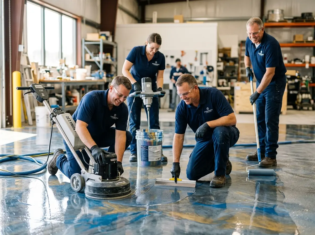Summit Epoxy Flooring team